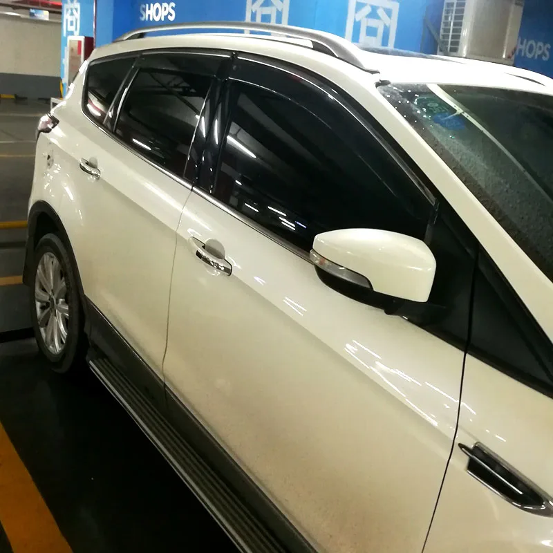 

For 2018+ Escape Kuga 4PCS/SET Window Visor Vent Shades Sun Rain Deflector Guard Auto Accessories