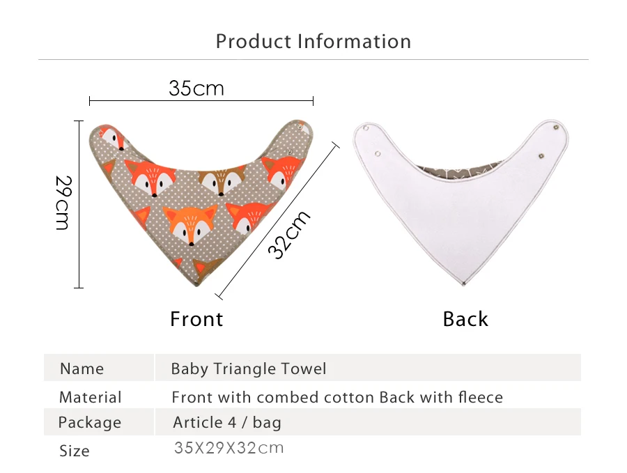 4 шт./партия, нагрудник малыша для маленьких мальчиков и девочек, хлопковый слюнявчик для новорожденных, детские полотенца для кормления, Детская бандана, шарф, Прямая поставка