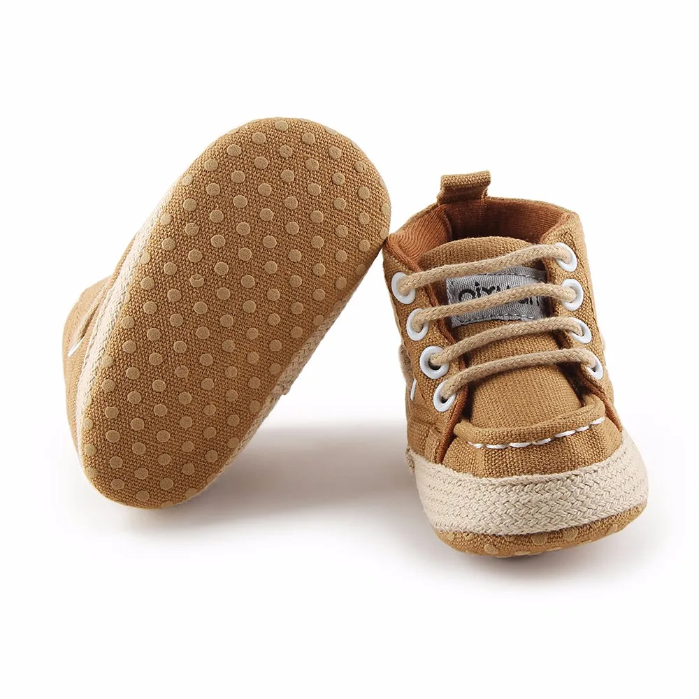 Delebao/бренд 2018 г. Новый дизайн, на шнуровке, для малышей, детская обувь для девочек, мягкая подошва, высокое качество, парусиновая обувь для
