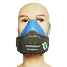 Пылезащитная маска Нетоксичная маска дышащая защитная маска клапан выдоха Половина маска Анти-частицы пыли газ