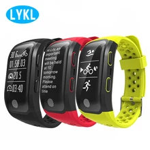 S908 Смарт gps монитор сердечного ритма Фитнес трекер Смарт-браслет с шагометром IP68 Водонепроницаемый Смарт Браслет для IOS и Android