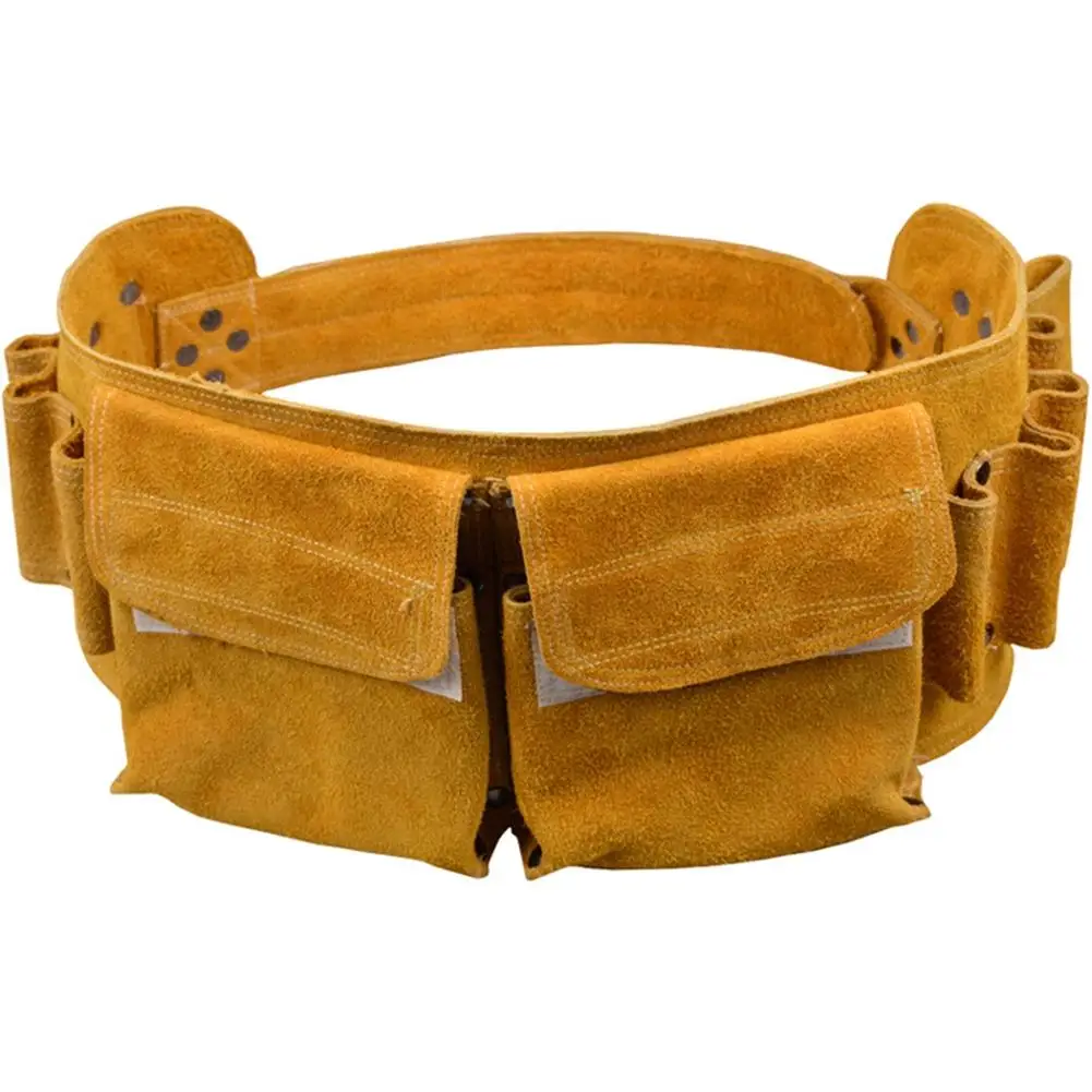 

LanLan Exquisite Leather Repair Toolkit Garden Tool Bag Tool Holder Waist Bag for High Altitude Construction