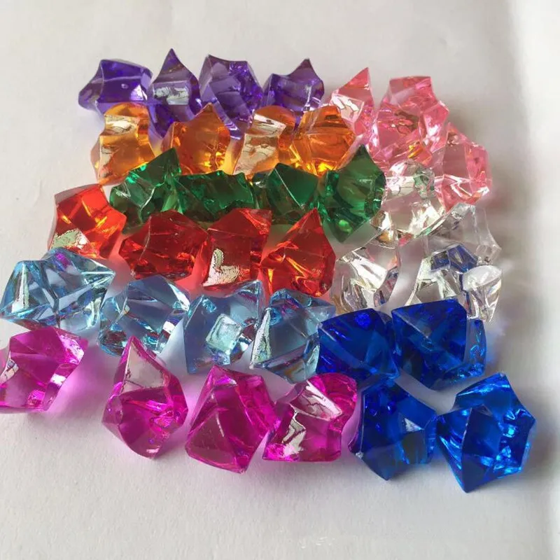 PIRATE TREASURE ACRYLIC DIAMOND JEWELS PARTY SUPPLIES GAME PIECES STAGE PROPS 