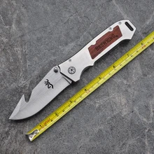 

Top Quality Browning Hunting knife AAT11 Outdoor Camping tools Wood handle Tactical Survival Folding knives