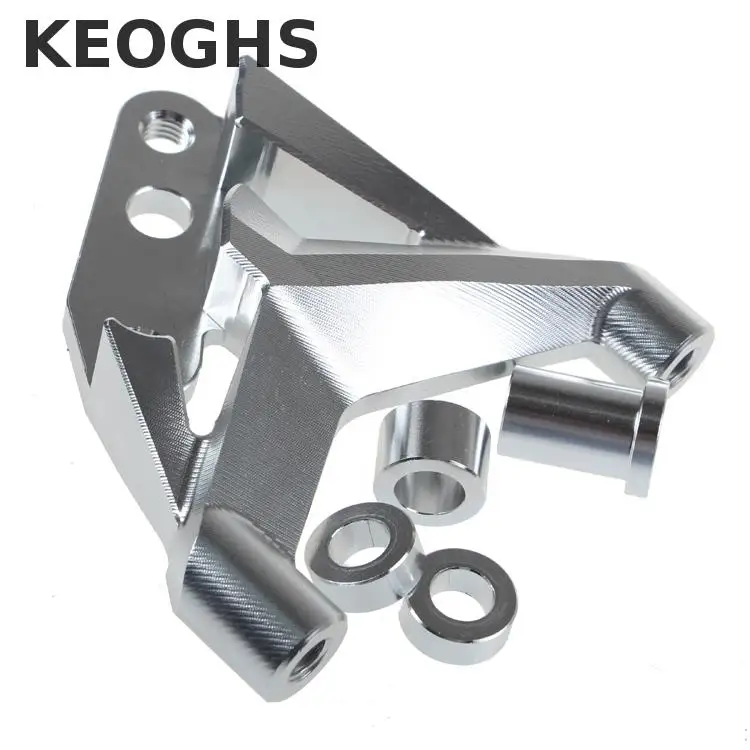 Keoghs Motorcycle 100mm Brake Caliper Bracket/adapter Cnc Aluminum For