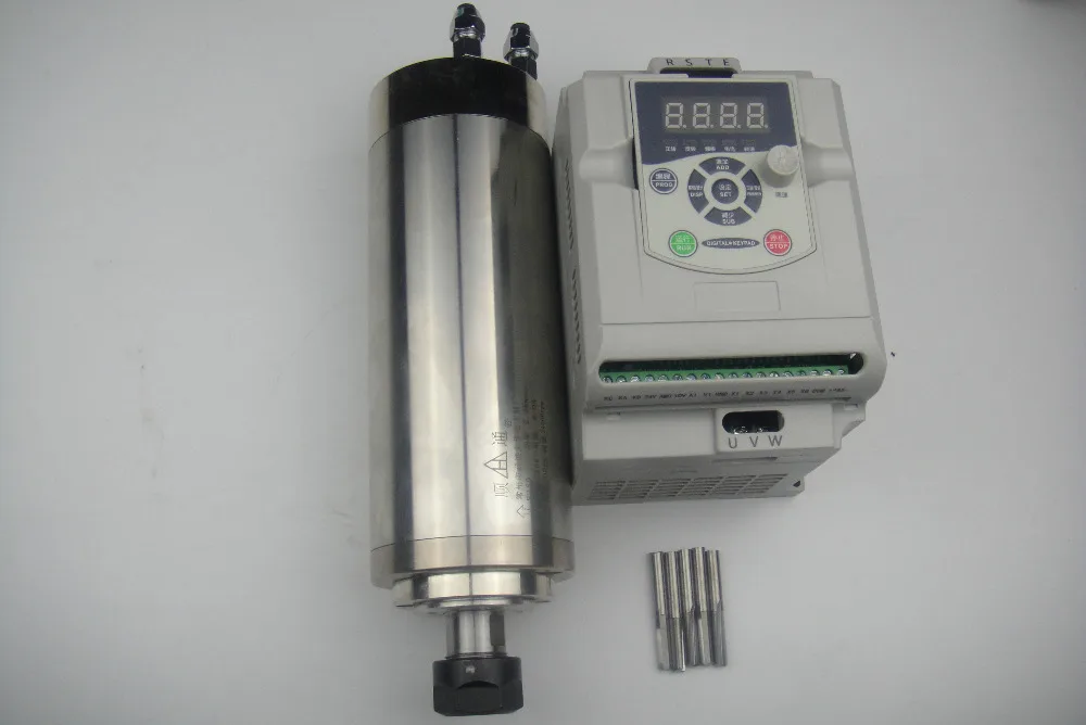 

CNC spindle kit ER20 2.2KW water cooling spindle+1 piece 2.2KW inverter+cnc engraving bits