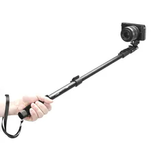 Yunteng C-188 Extendable Handheld Tripod for phone Monopod Adapter Self Held with Phone Clip for iPhone X 7 5S 6 Samsung Huawei