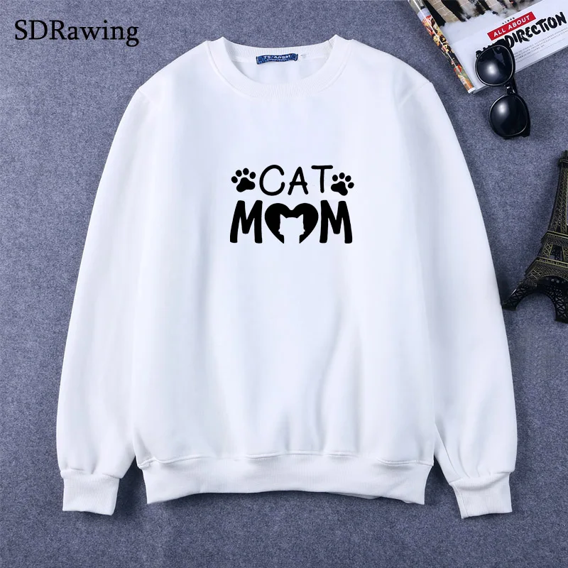  Dog mom print women's Sweatshirts Graphic Sweatshirts Women Clothingm Funny Sweatshirts Ladies tops