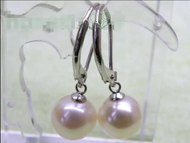 

Selling >AAA+++ 8mm Round White Akoya Pearls Dangle Earring Sterling
