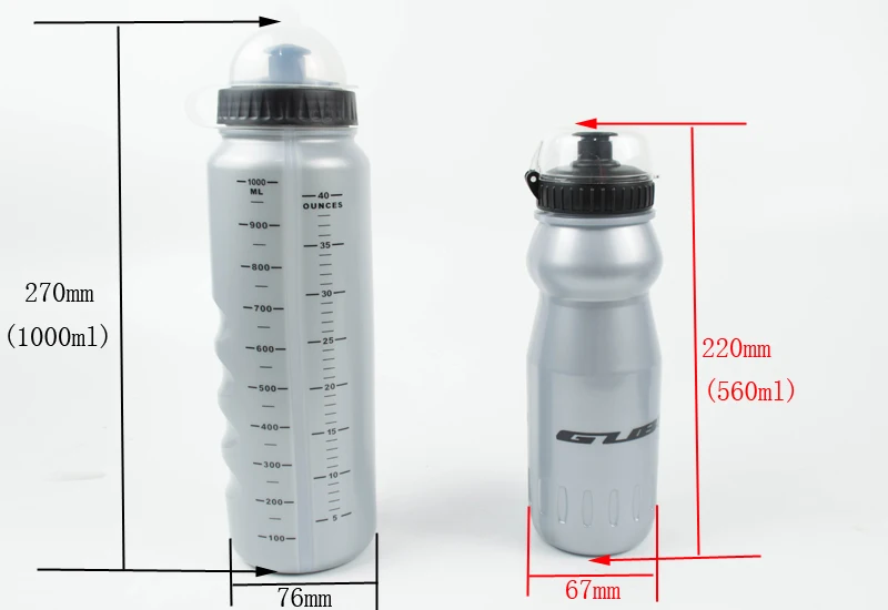 GUB большая емкость 1000 мл велосипедная бутылка для воды портативные пластиковые велосипедные бутылки с защитой от пыли Аксессуары для велосипеда