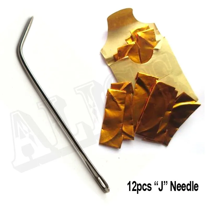 12pcs J Curved Weave Needles 6cm Sewing Needle Curve Weaving Needle Tool