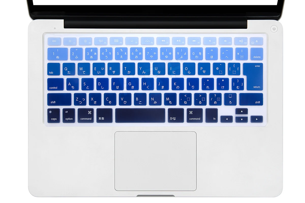 HRH Ombre радуга животное Японский силиконовый чехол для клавиатуры протектор кожи для Macbook Air13 Pro Retina13 15 17 аксессуары для ноутбука