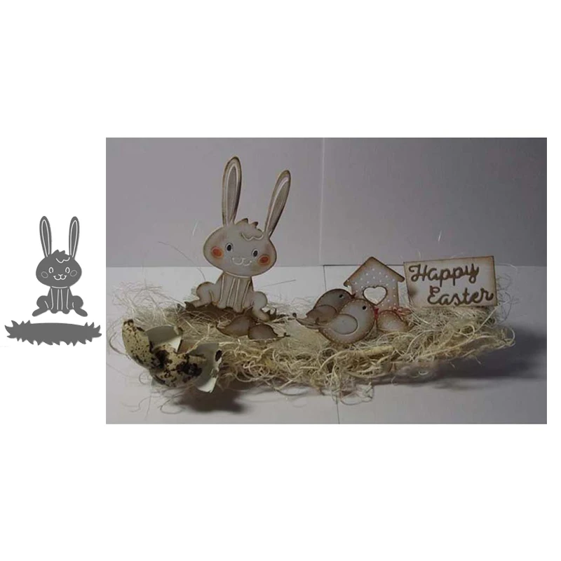 

Rabbit Animal Metal Cutting Dies for Scrapbooking Paper Craft Embossing Die Card Making Stencils New 2019