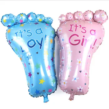 

Large feet balloon boys and girls children's birthday party wedding celebration arranged feet balloons toys 79*46cm
