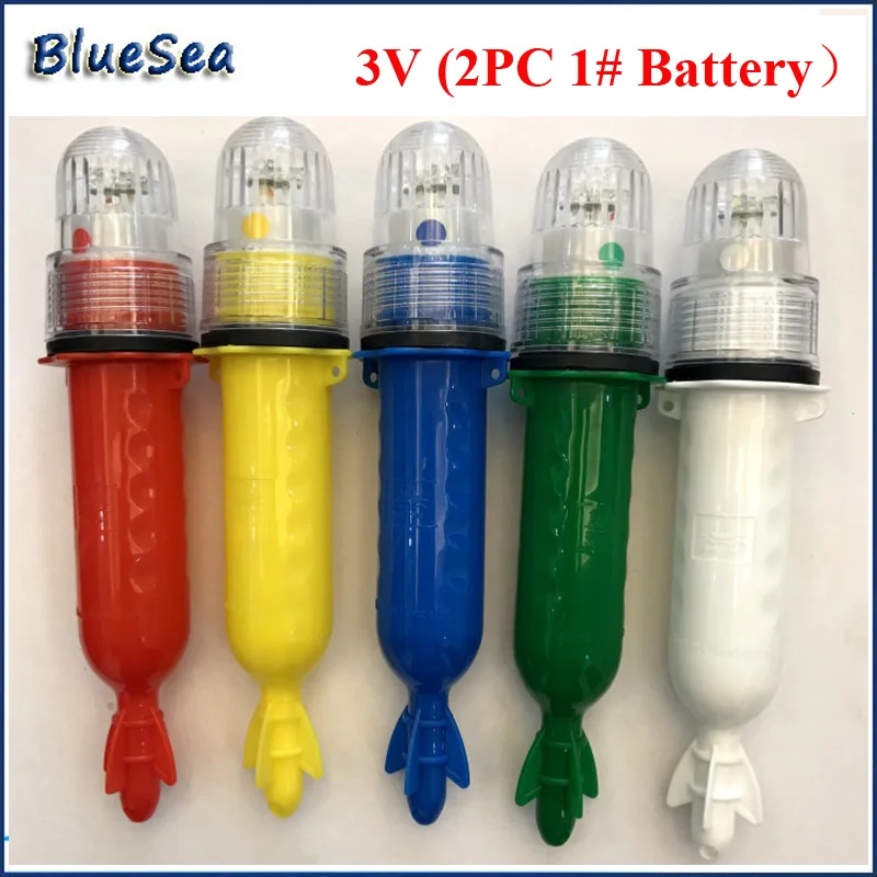 

BlueSea 25cm 3V Fishing Net Signal Light Attract Fishing Camping Outdoor Light Fishing Float Light Fishing Net Lamp