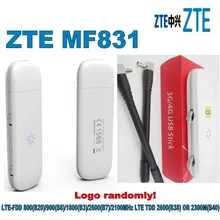 Мобильный широкополосного доступа разблокирована zte MF831 Cat4 LTE 4G USB модем плюс 2 шт. антенны