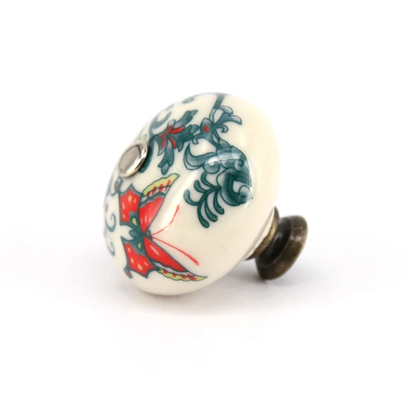 4pcs Decorative Antique Door Knobs Interior Round Knobs And Pulls