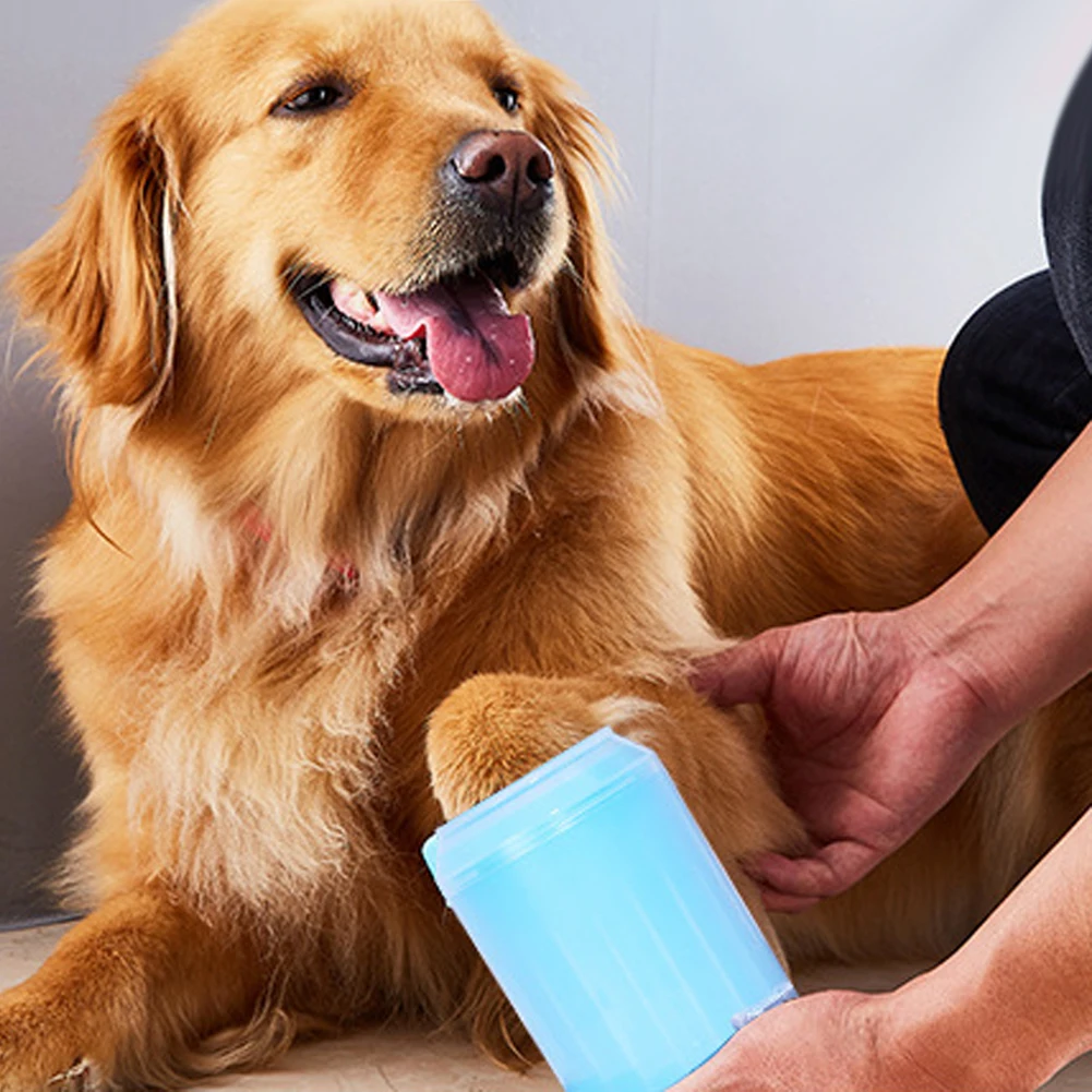 Dog Foot Washer Cup Paw Cleaner Soft Silicone Combs Portable Pet Paw Clean Brush Quickly Wash Dirty Cat Foot Cleaning Bucket