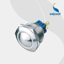 28 мм повторного типа нажимная мини-кнопка переключатель/круглой формы из металла закрытый кнопочный переключатель(SP28-B2