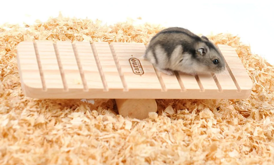 Активность деревянный Кролик Хомяк Seesaw Песчанка крыса мышка игрушка маленькое животное Шиншилла Тоторо клетка скейтборд дом