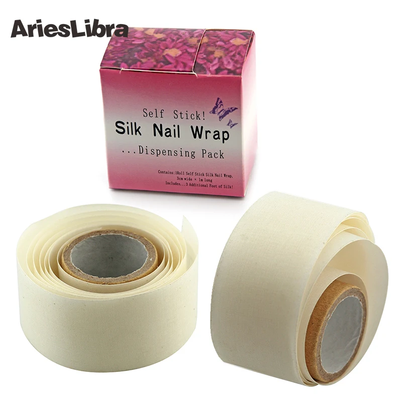 

AriesLibra Silk Wrap Nail Form Nail Protector Nail Polish for Nail Art Working of Acrylic Extension Tools for Practice Use