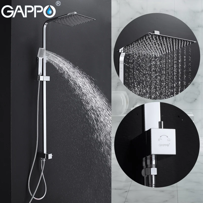 

GAPPO shower faucet Bath tub taps shower mixer tap shower head bath tap mixer torneira do chuveiro punho Sanitary Ware Suite