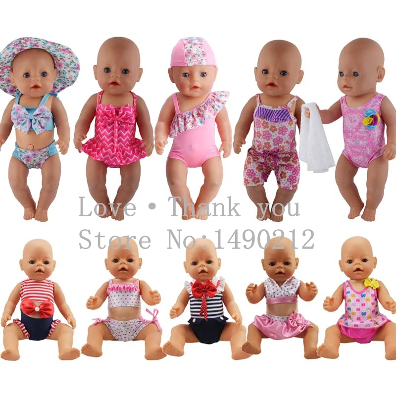 1 пара бикини для куклы одежда подходит 43 см детская кукла одежда и аксессуары детский лучший подарок на день рождения