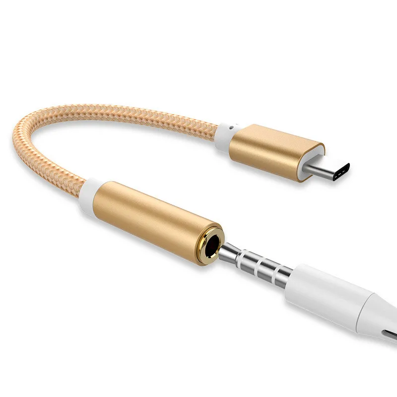 Адаптер для наушников с разъемом USB Type C на 3 5 мм OTG Huawei mate 10 P20 pro Xiaomi Mi 6 8 6X Mix 2s кабель