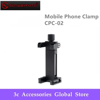 

SUNWAYFOTO CPC-02 Mobile Phone Accessories Professional Desk Mobile Phone Clamp Stand Professional Tripod Phone Holder Brac