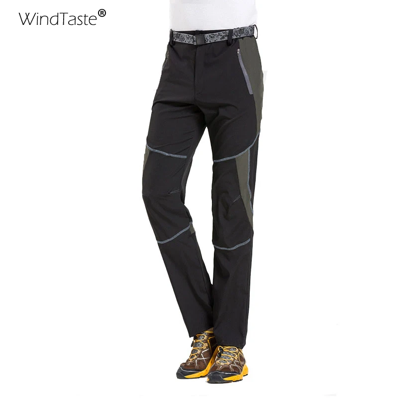 WindTaste мужские летние быстросохнущие походные тонкие эластичные брюки водонепроницаемые спортивные брюки для отдыха на открытом воздухе, кемпинга, скалолазания, рыбалки, мужские брюки KA031