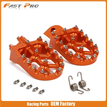 

Motorcycle Billet Foot Pegs Rests Pedals Footrest Footpegs For KTM EXC SX SXF XC XCF EXCF EXCW TC TE 65 125 250 350 400 450 530