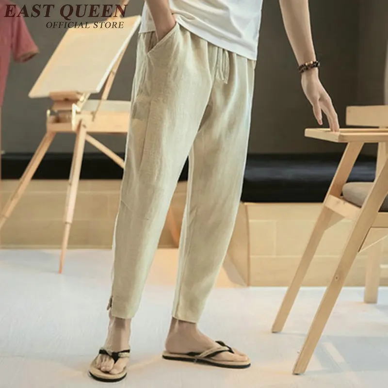 Мужские льняные брюки мужские кунг фу традиционная китайская одежда для мужчин