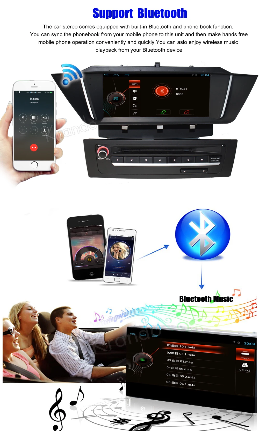 Top Krando Android 8.1 9" (no dvd) car audio navigation gps for BMW X1 E84 2009-2013 radio multimedia entertainment system OBD2 3