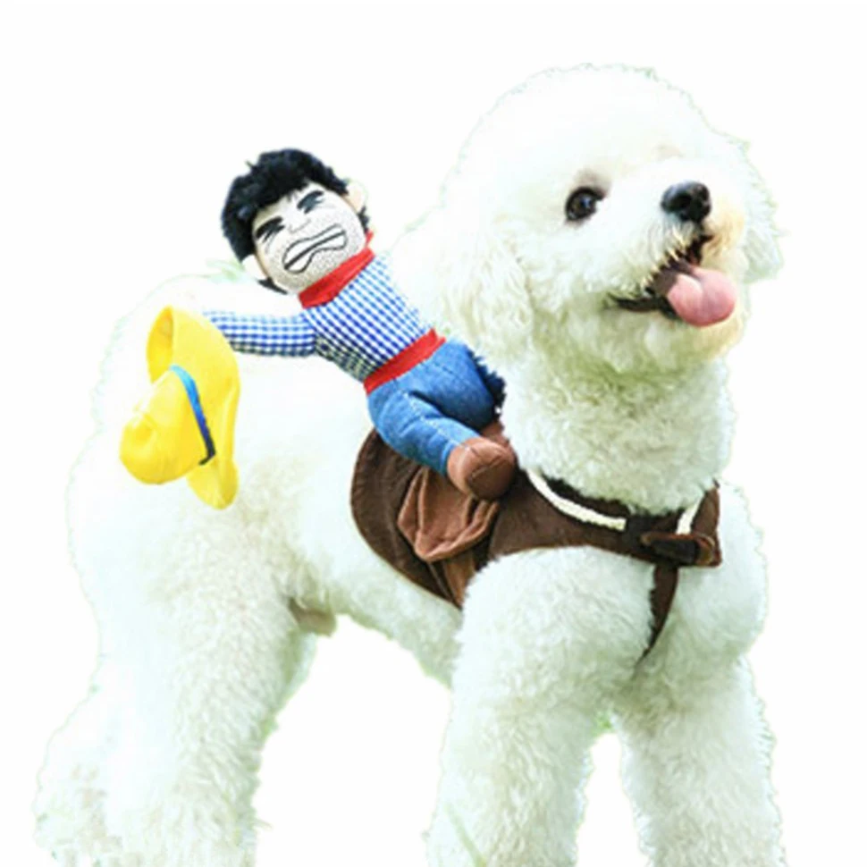 Gomaomi Pet костюм для собаки костюм Ковбой, наездник стиль одежды