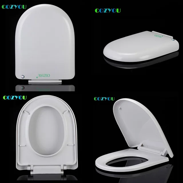 Buy Elongated U Shape Toilet seat soft Close Quick Release Easy Clean above
