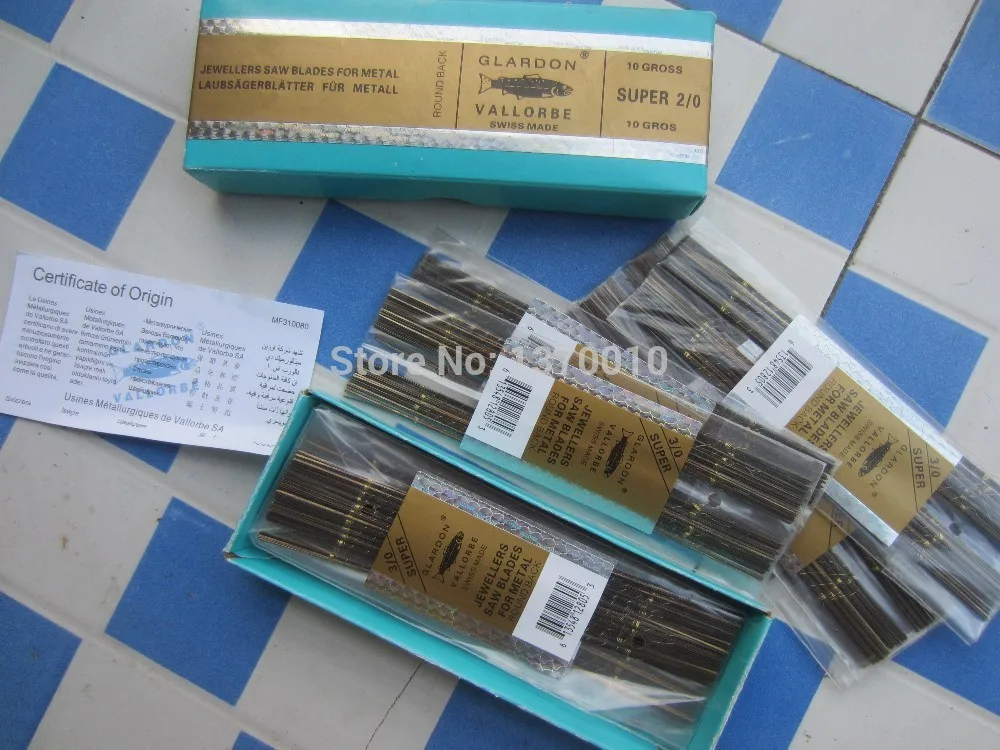 

free shipping 1bag=144pcs ,4/0 jewelers saw blades,Glardon Vallorbe Sawblades For silver metal tool,gold cutting sawblade