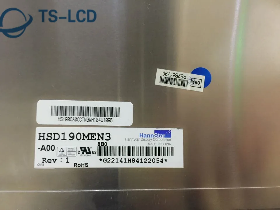 Качественные испытания 19," дюймовый бренд A+ HSD190MEN3-A01 ЖК-панель гарантия 12 месяцев