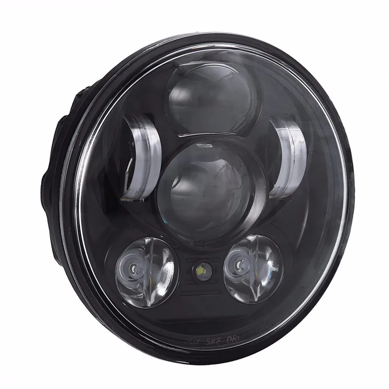 5.75in  LED Motorcycle Headlight Daymaker Black Projector DRL Bulb Harley xx