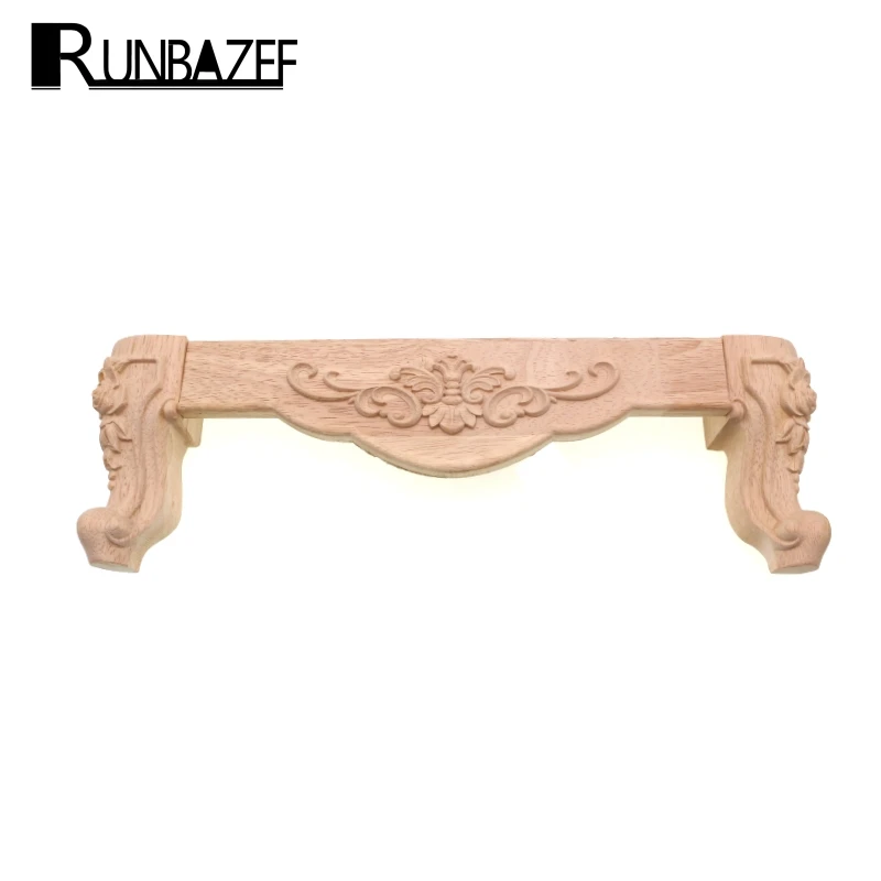 Goede RUNBAZEF Hout Applique Bekleding Meubilair Decoratieve Home Decoratie Accessoires TV Kast Baffle Badkamer Houten Letters