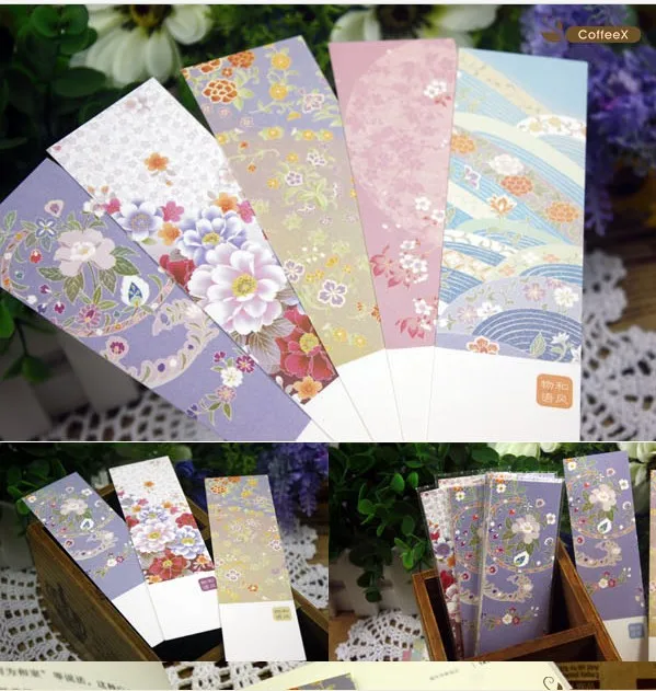 

10pcs DIY Cute Creative Bookmark papelaria boekenlegger Bookmarks Message Card Book Clip Office School Supplies Stationery 1432
