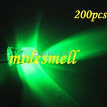 200x5 мм зеленый свет свечи мерцание ультра яркий мерцающий зеленый светодиодный зеленый свеча зеленые светодиоды