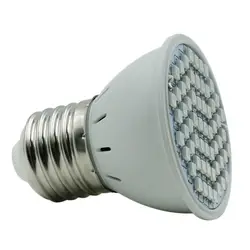 E27 4 Вт 3528SMD 60LED AC85-265V 5 Вт полный спектр LED цветоводство лампы завод Свет