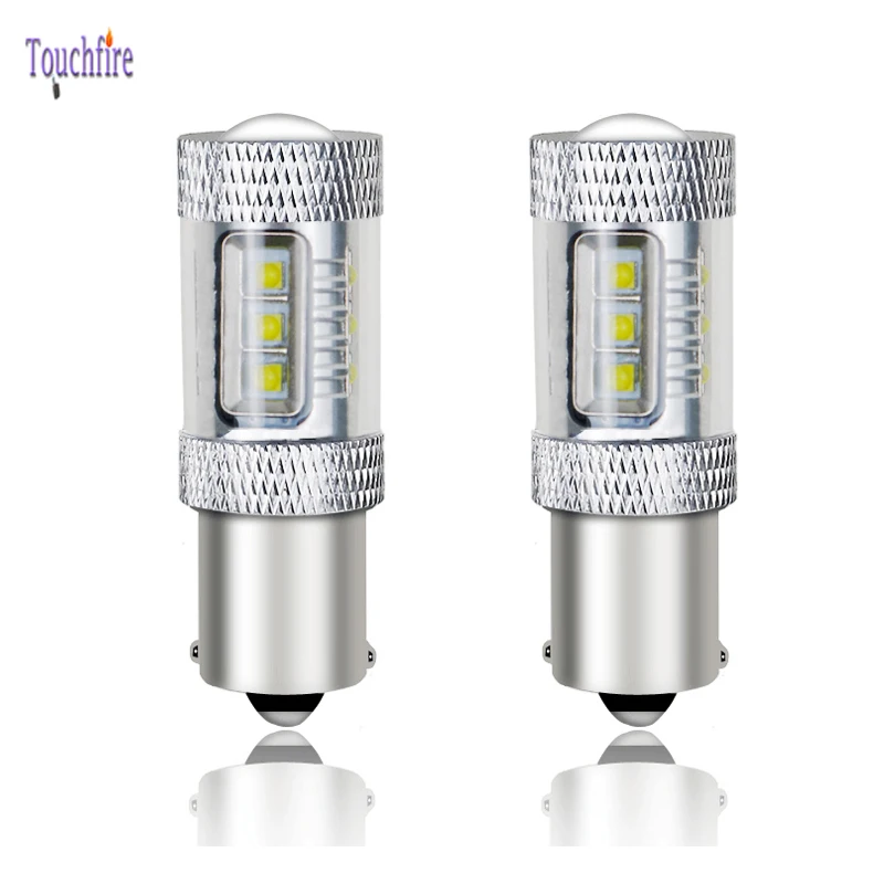 

2pcs T20 W21W 7440 1156 P21W PY21W W21/5W WY21W 7443 LED Canbus Car Bulb Reverse Fog DRL Daytime Running Light 12-24V Auto Lamps