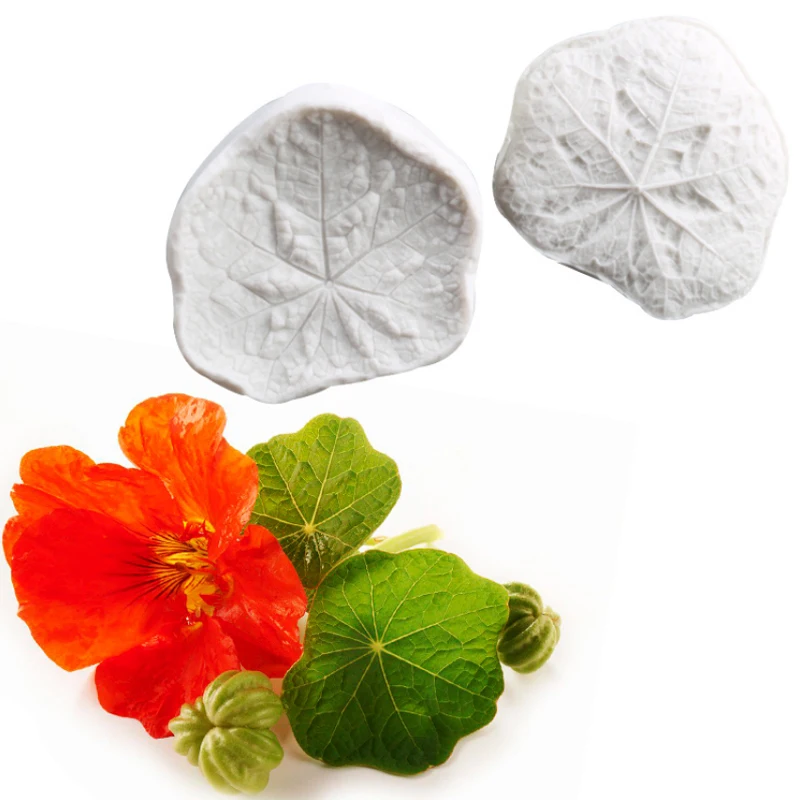 

Nasturtium Leaf Silicone Mold Fondant Mould Cake Decorating Tools Chocolate Gumpaste Mold, Sugarcraft, Kitchen Accessories