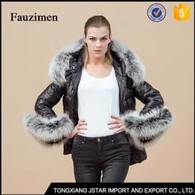 Модный стиль, теплая куртка с меховым воротником внутри, Женская парка, плюс размер, пальто с лисьим мехом, ветровка, Черный пуховик