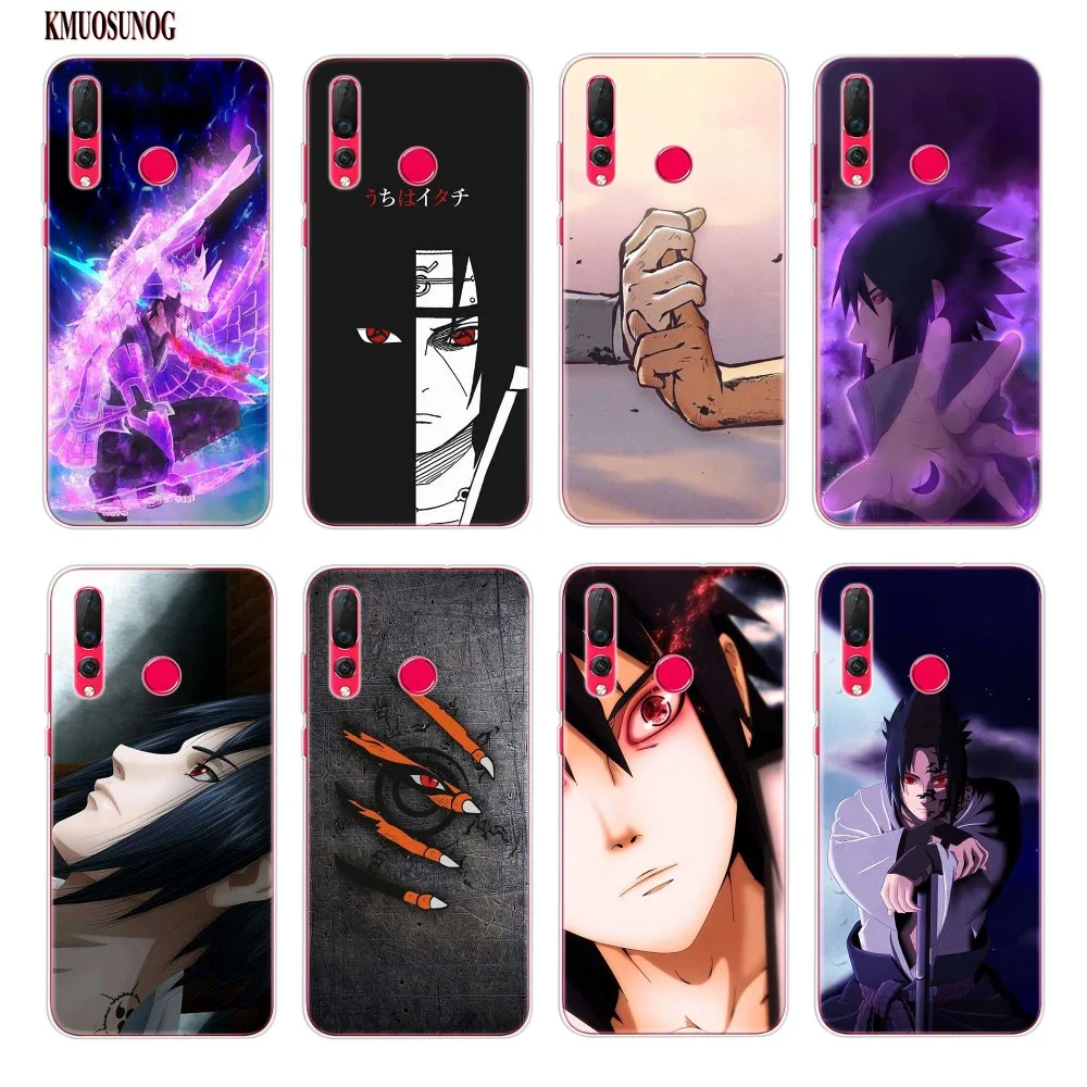 

Transparent Silicone Phone Case Naruto Sasuke for Huawei Nova 4 P Smart P30 Y5 Y6 Y7 Y9 Pro Lite 2019 2018 2017