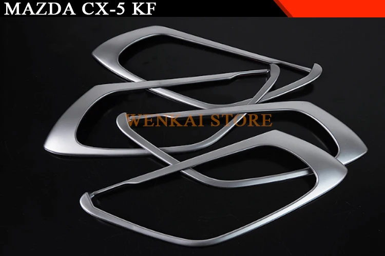 Для MAZDA CX-5 CX5 KF Автомобильная дверная ручка чаши крышки ABS Хромированная Накладка для стайлинга интерьера аксессуары