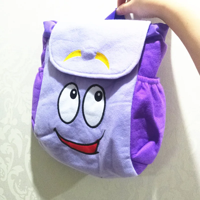 Рюкзак alnow Dora Explorer, спасательная сумка, карта, игрушки для детского сада, фиолетовый рюкзак, мягкий светильник, школьная сумка для девочек, подарки