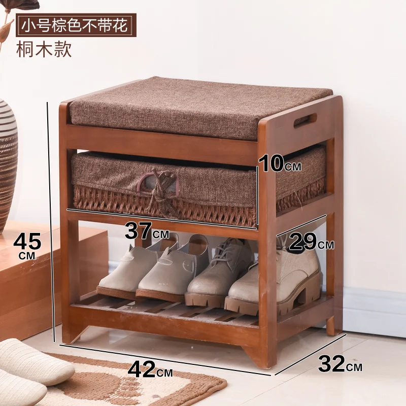 Луи моды обувные шкафы стенд твердой древесины дверной смены бытовой простой современный тестовый шкаф получения - Цвет: S13