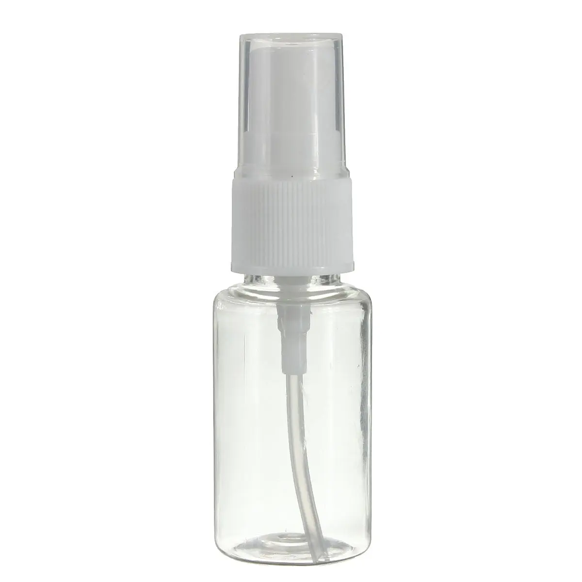 

5 Pcs Mini Portable Empty Clear White Spray Bottle Pump 15ML